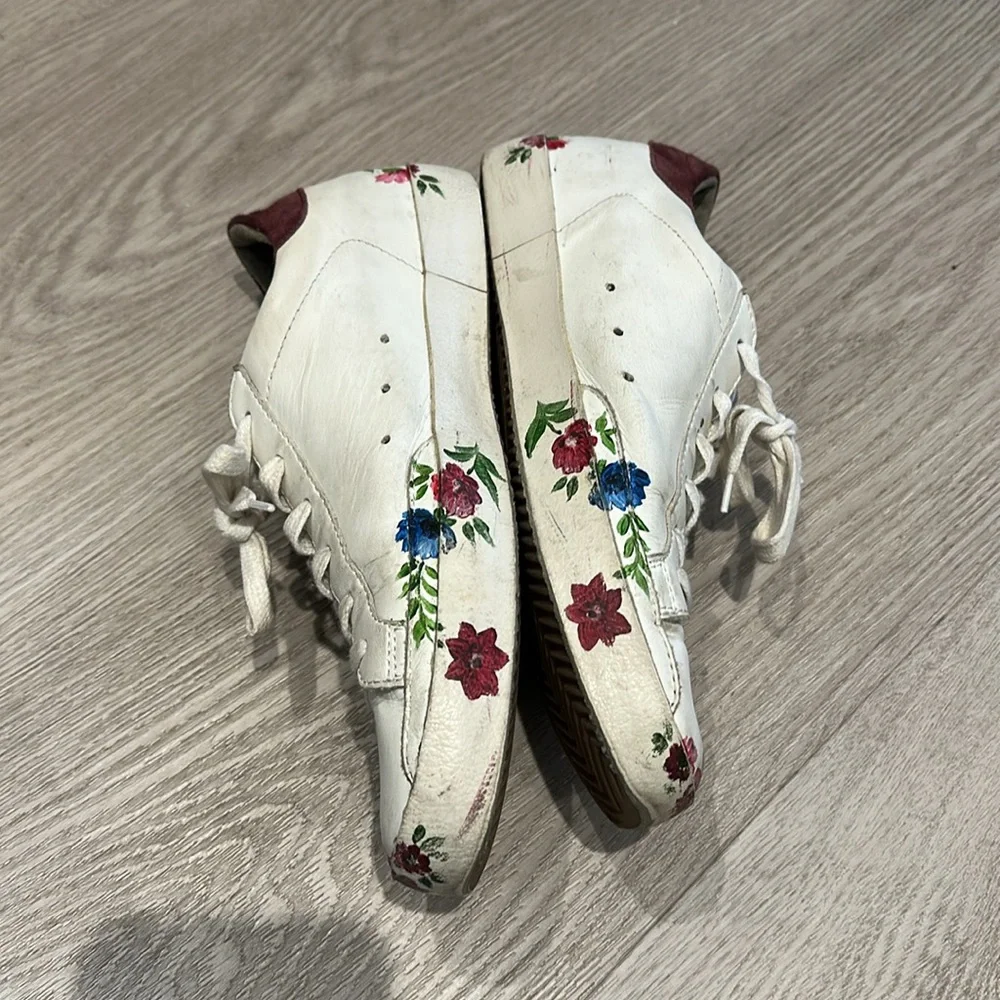 Golden Goose Floral Superstar Sneakers - Picture 3 of 8